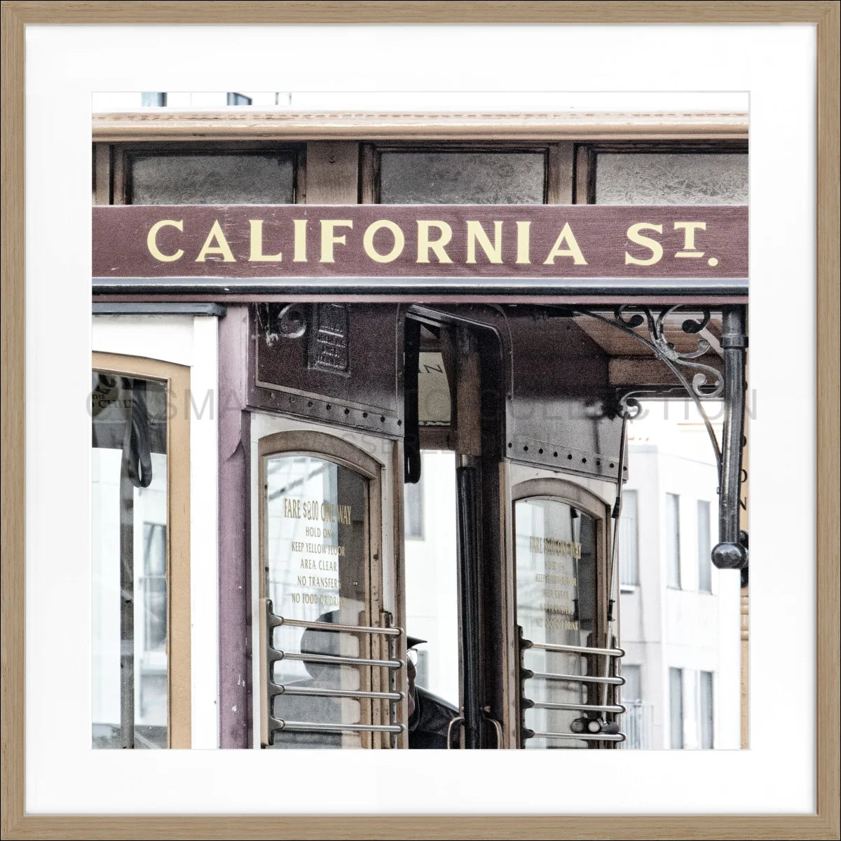 Poster mit Rahmen San Francisco ’California Street’ SF03Q