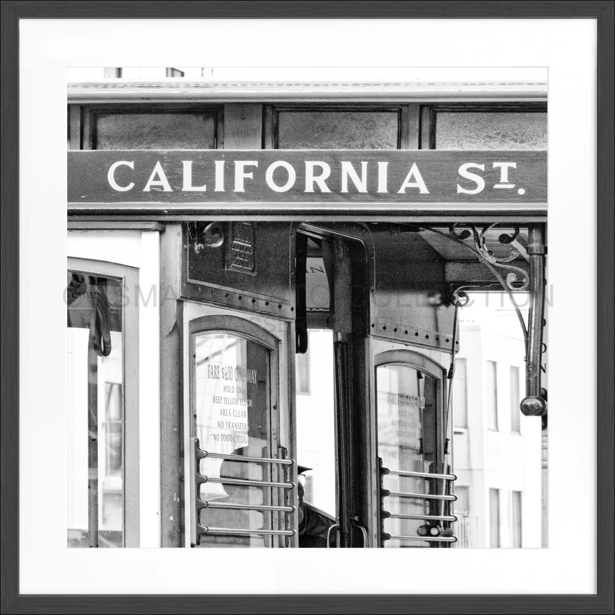 Poster mit Rahmen San Francisco ’California Street’ SF03Q