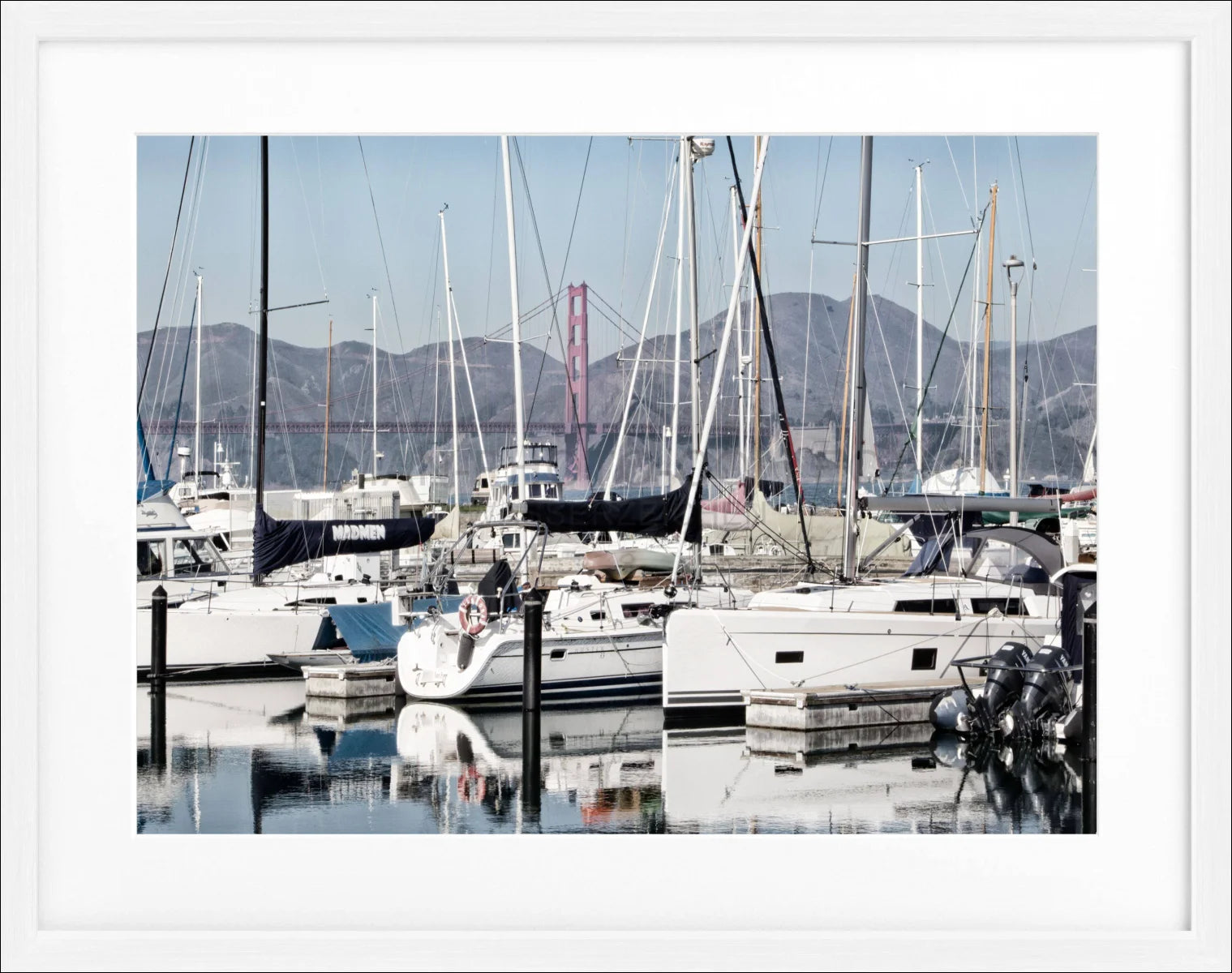 Poster mit Rahmen San Francisco ’Harbour’ SF14 - Wandbilder