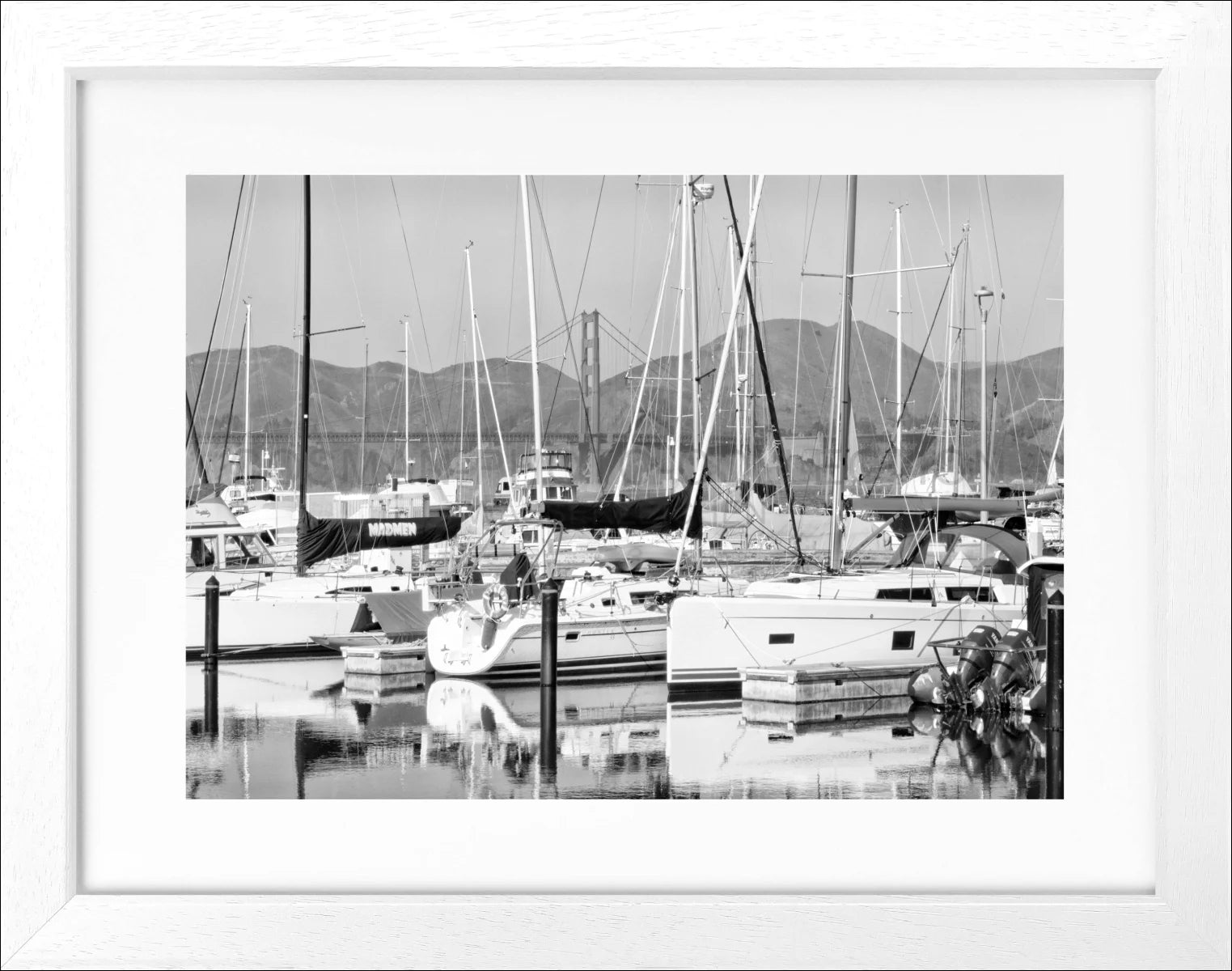 Poster mit Rahmen San Francisco ’Harbour’ SF14 - Wandbilder