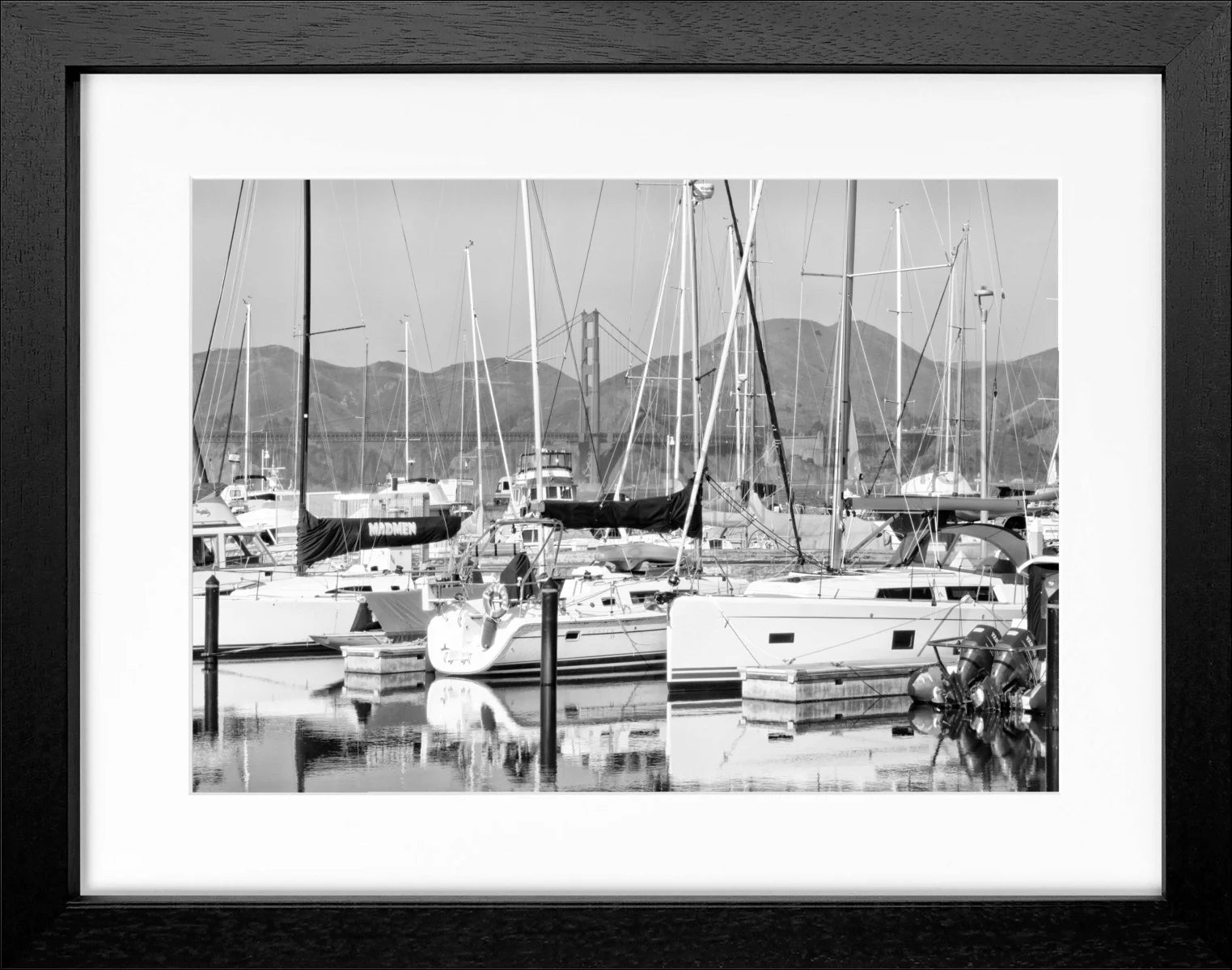 Poster mit Rahmen San Francisco ’Harbour’ SF14 - Wandbilder