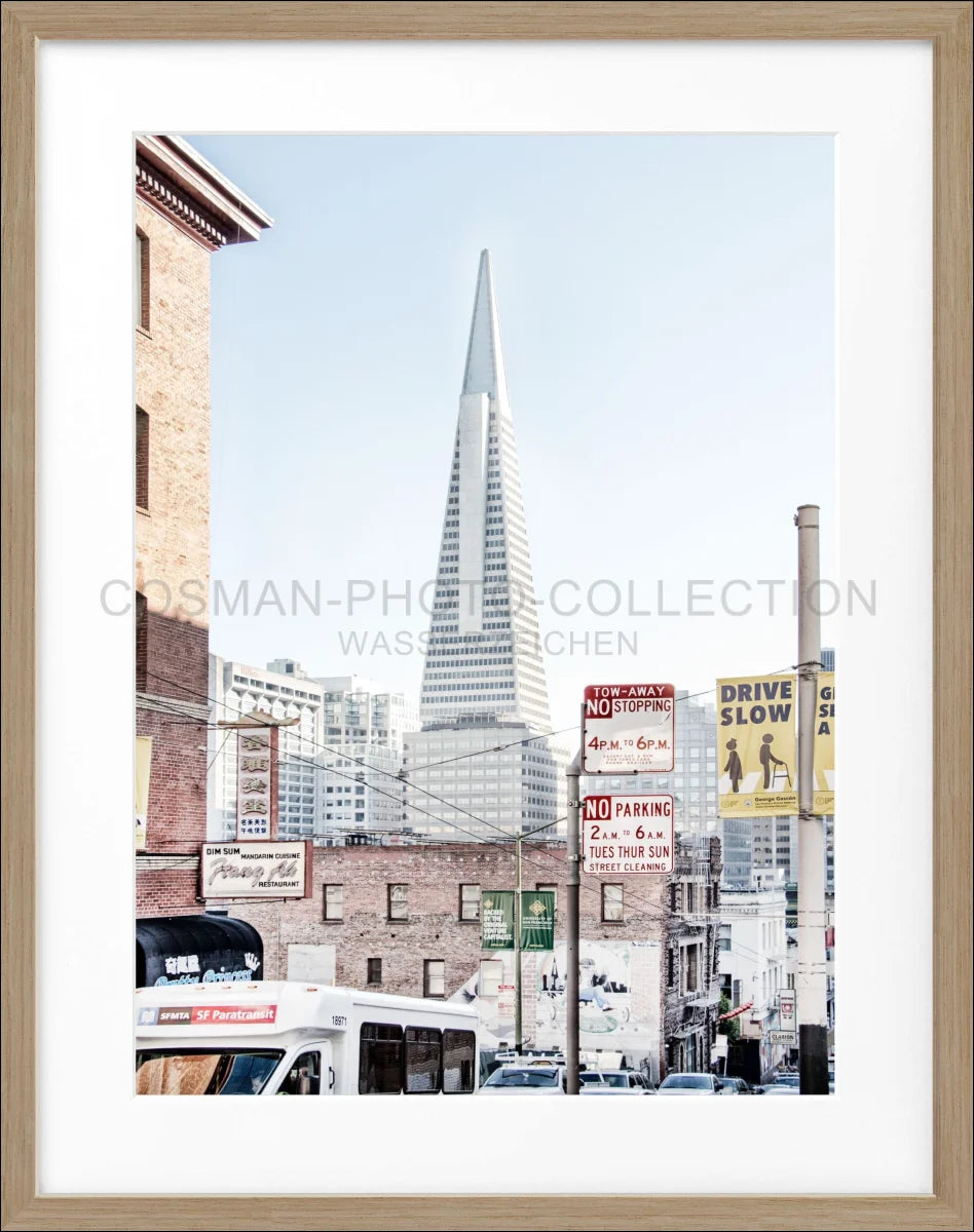 Poster mit Rahmen San Francisco ’Transamerica Pyramid