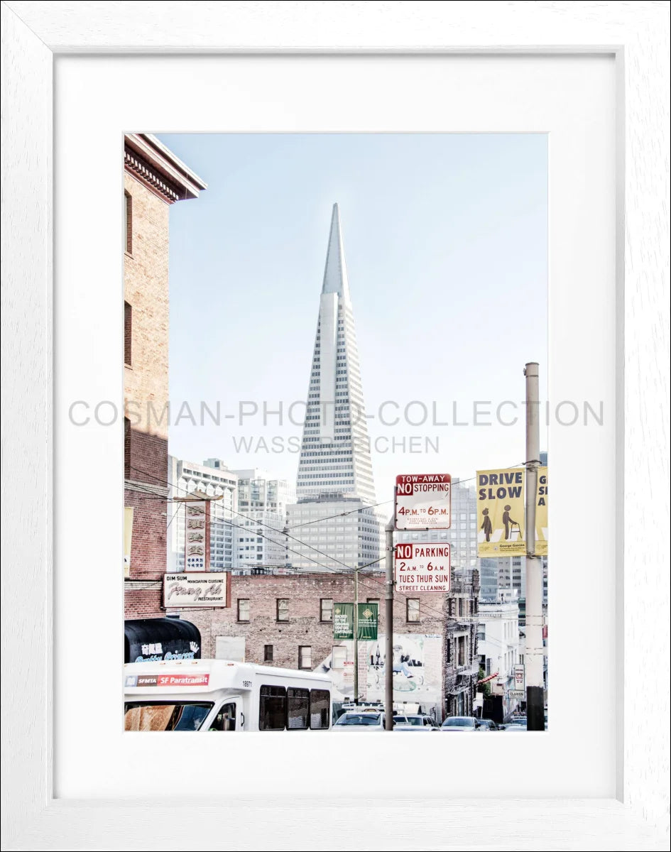 Poster mit Rahmen San Francisco ’Transamerica Pyramid