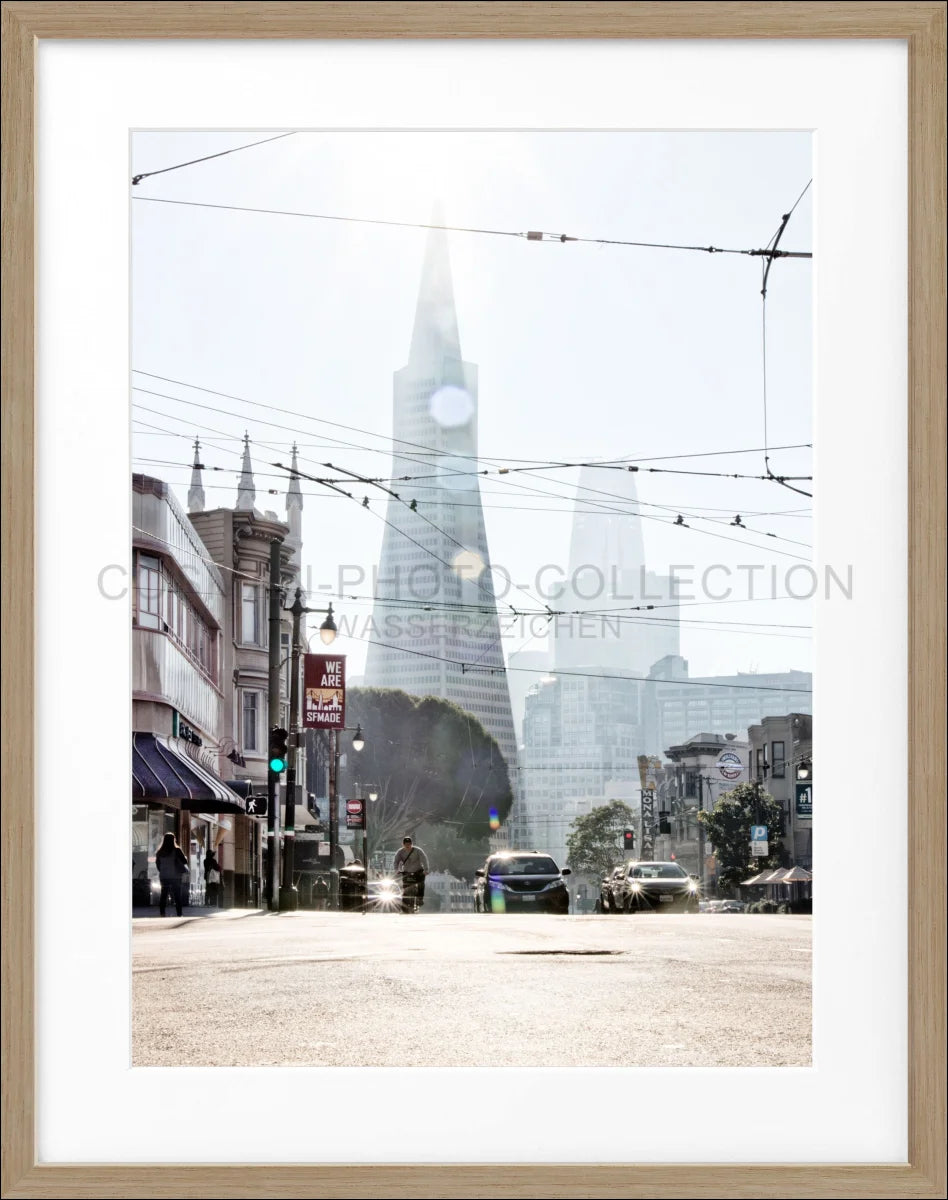 Poster mit Rahmen San Francisco ’Transamerica Pyramid
