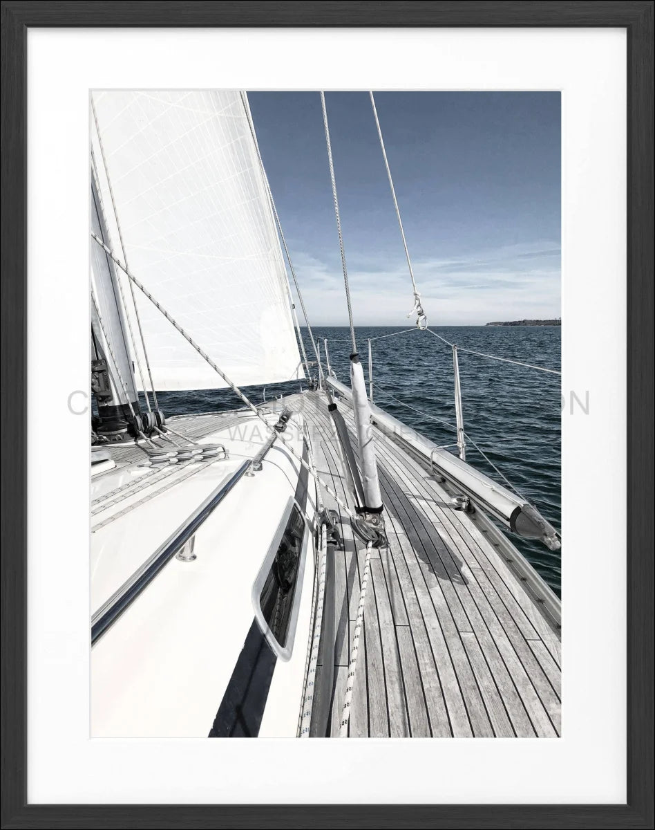 Poster mit Rahmen Segelboot SAIL01 - Wandbilder