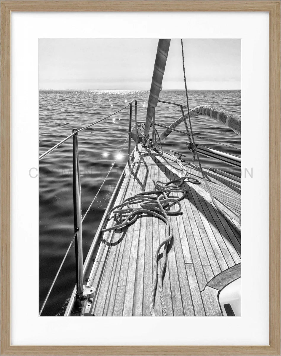 Poster mit Rahmen Segelboot SAIL02 - Wandbilder