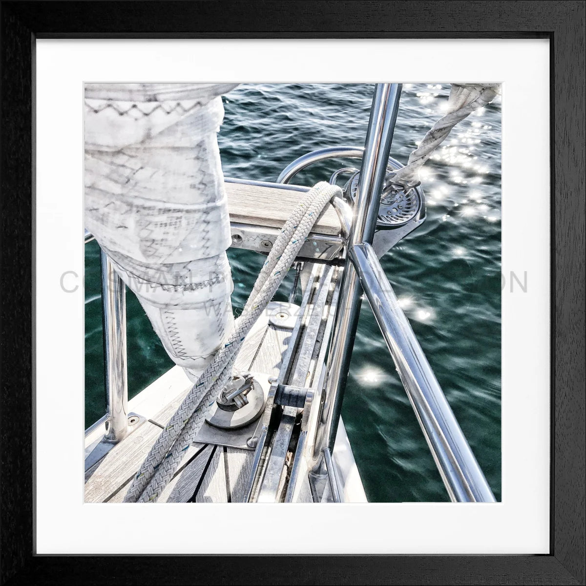 Poster mit Rahmen Segelboot SAIL03Q - Wandbilder