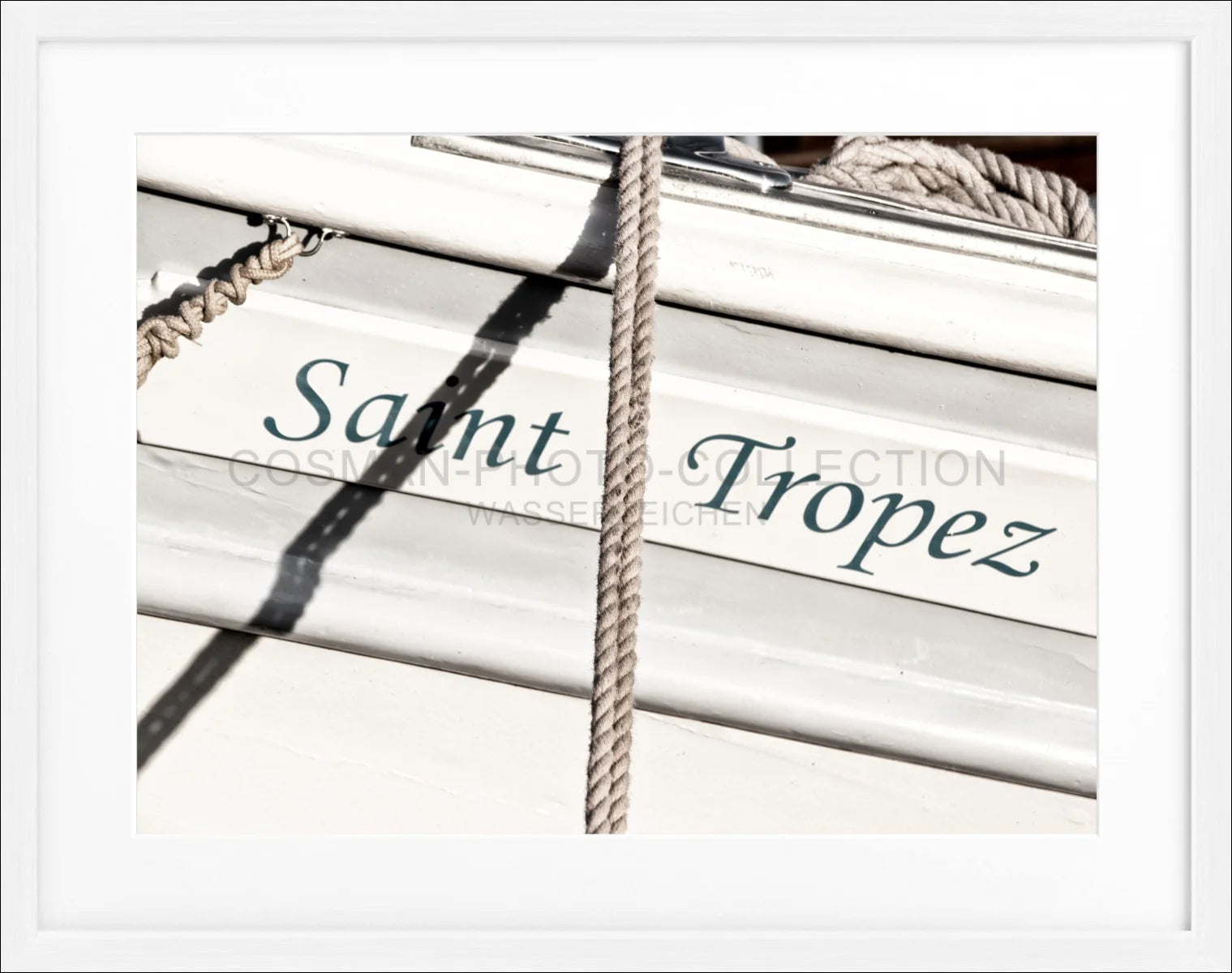 Poster mit Rahmen ’Segelboot’ Saint Tropez ST10 - Wandbilder