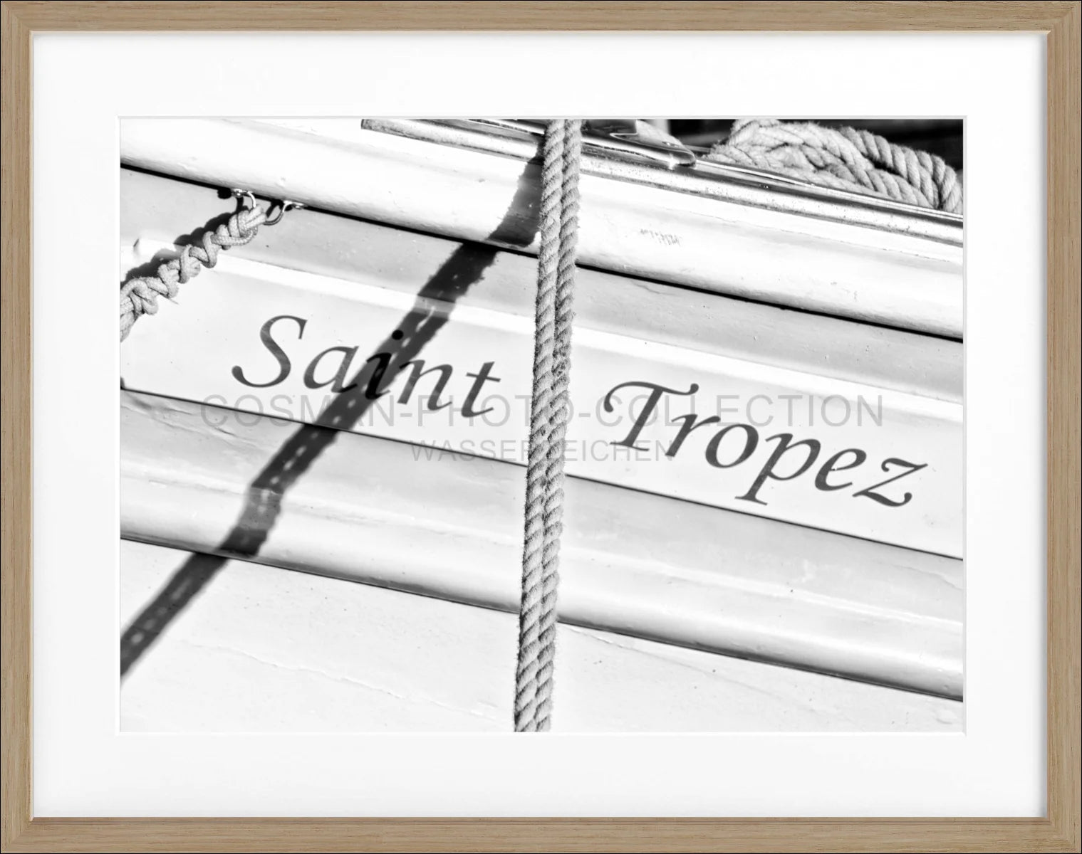 Poster mit Rahmen ’Segelboot’ Saint Tropez ST10 - Wandbilder