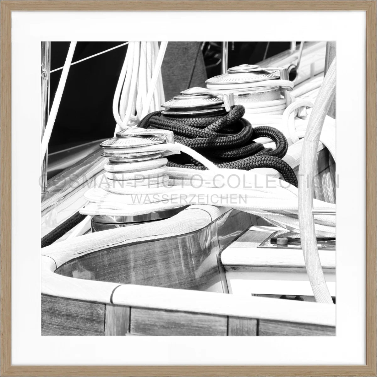 Poster mit Rahmen ’Segelboot’ Saint Tropez ST28Q