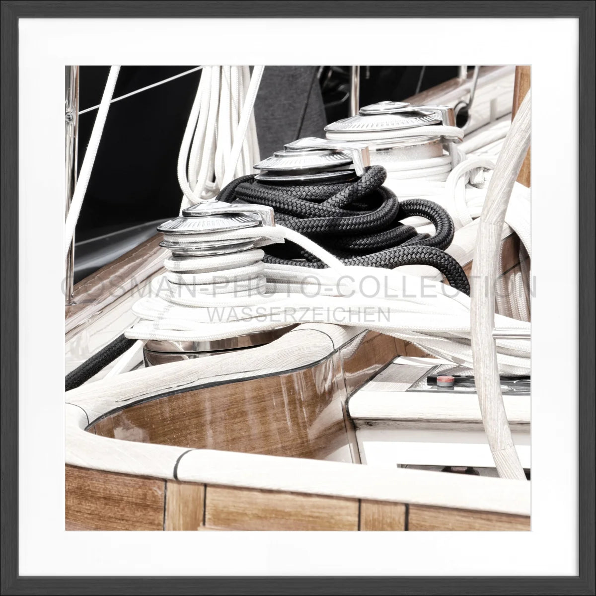 Poster mit Rahmen ’Segelboot’ Saint Tropez ST28Q