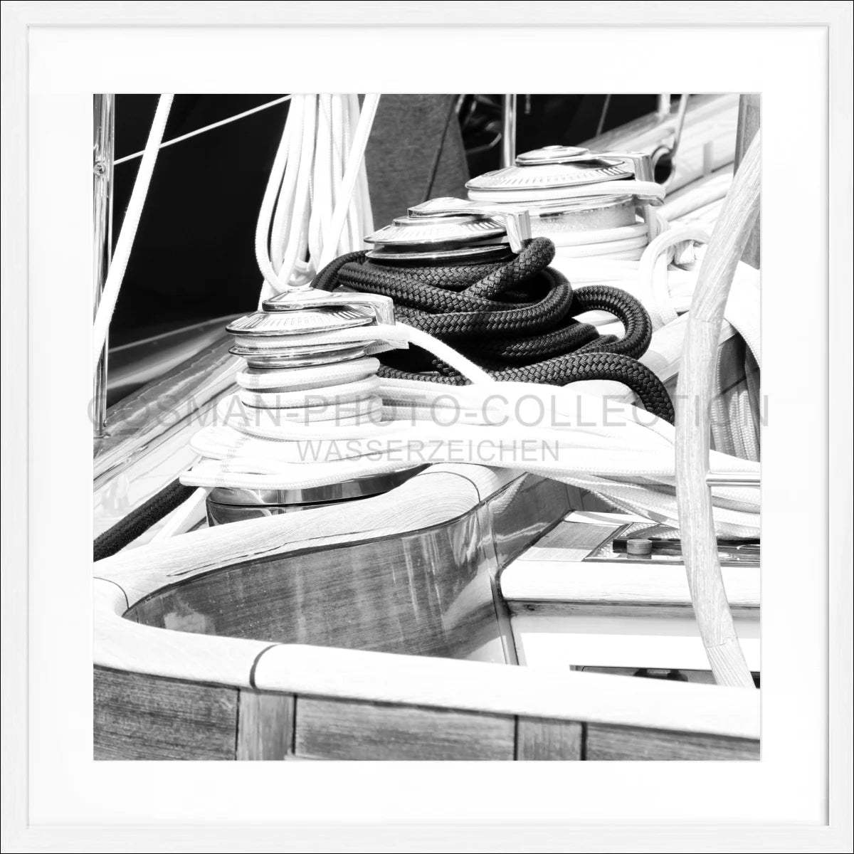 Poster mit Rahmen ’Segelboot’ Saint Tropez ST28Q