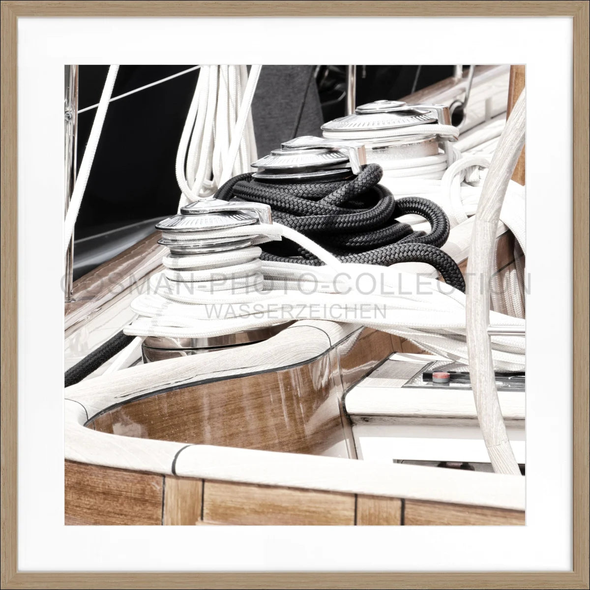 Poster mit Rahmen ’Segelboot’ Saint Tropez ST28Q