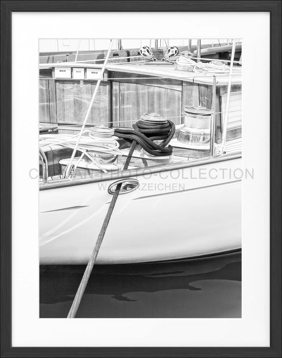 Poster mit Rahmen ’Segelboot’ Saint Tropez ST33 - Wandbilder