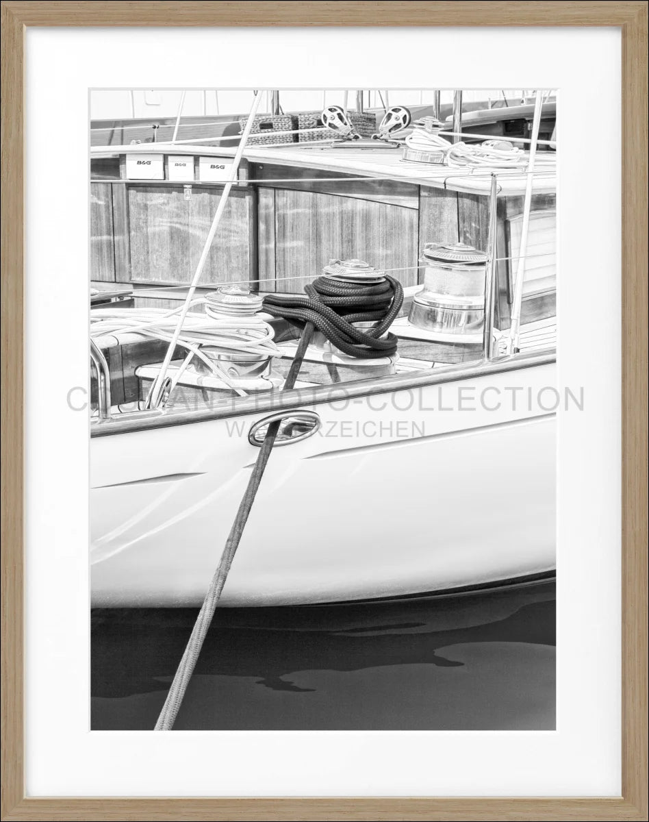 Poster mit Rahmen ’Segelboot’ Saint Tropez ST33 - Wandbilder