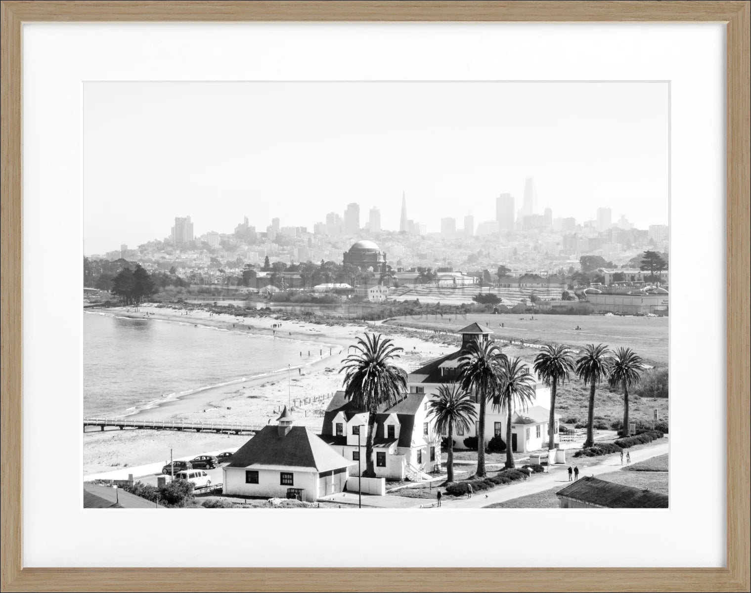 Poster mit Rahmen ’Skyline’ San Francisco SF20 - Wandbilder