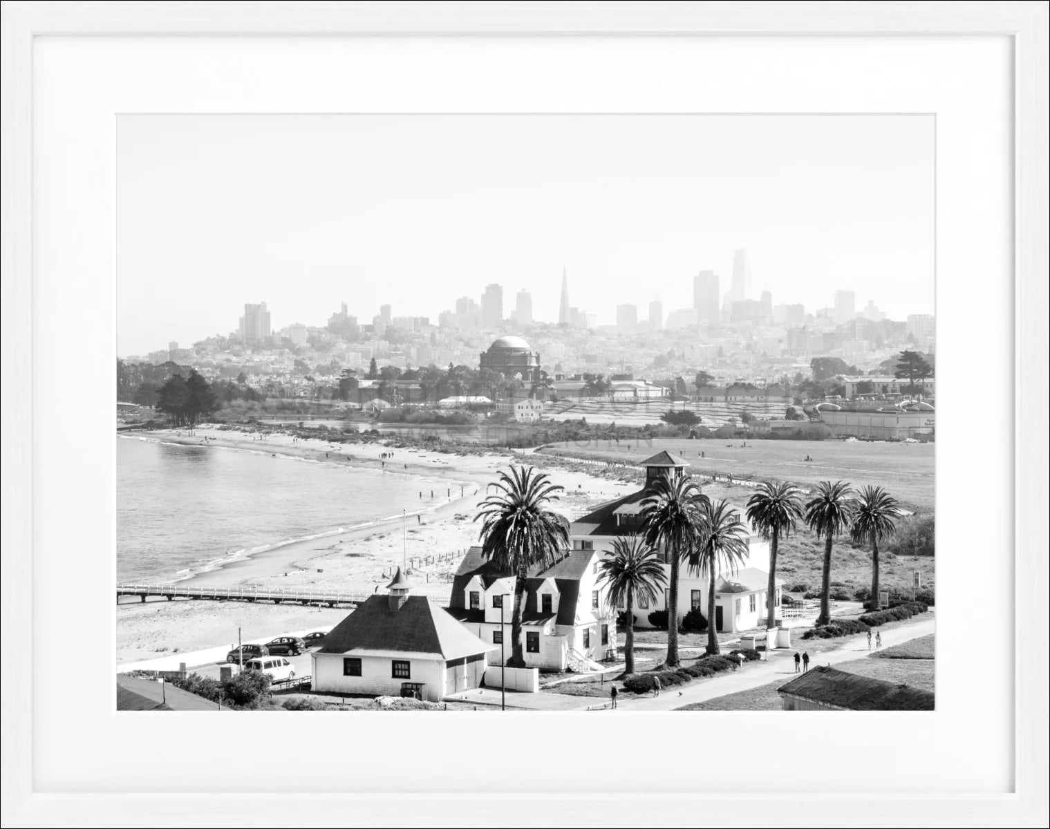 Poster mit Rahmen ’Skyline’ San Francisco SF20 - Wandbilder