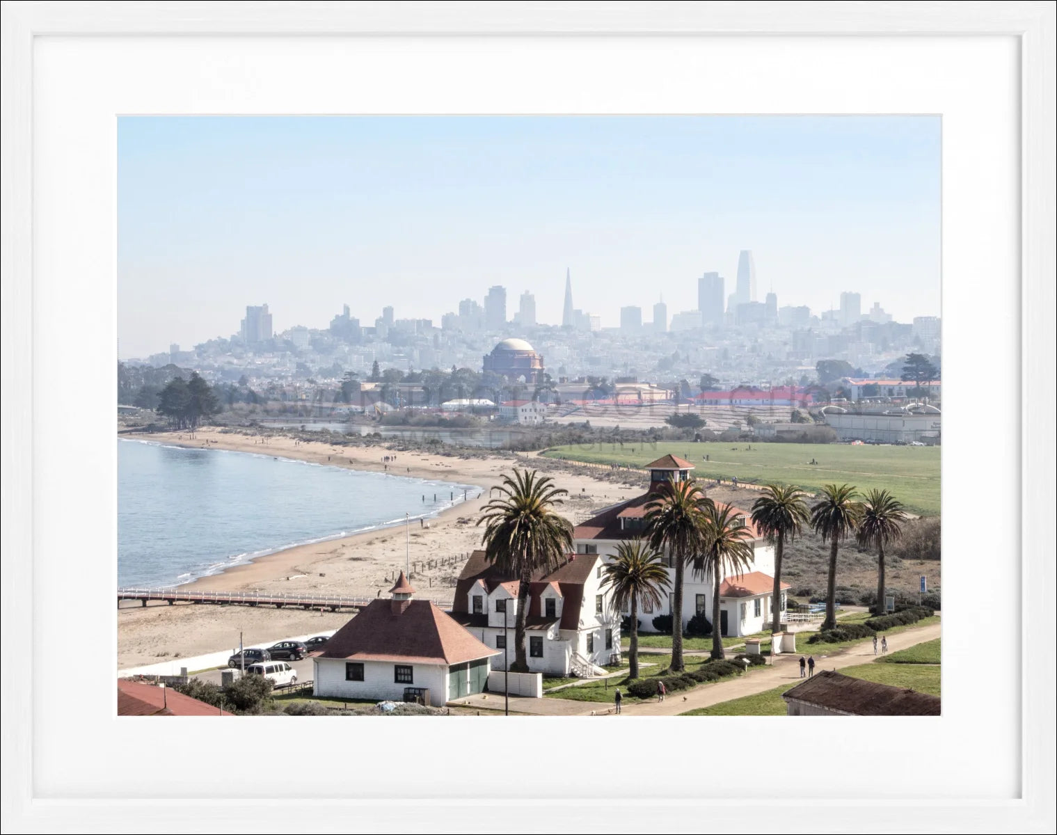 Poster mit Rahmen ’Skyline’ San Francisco SF20 - Wandbilder