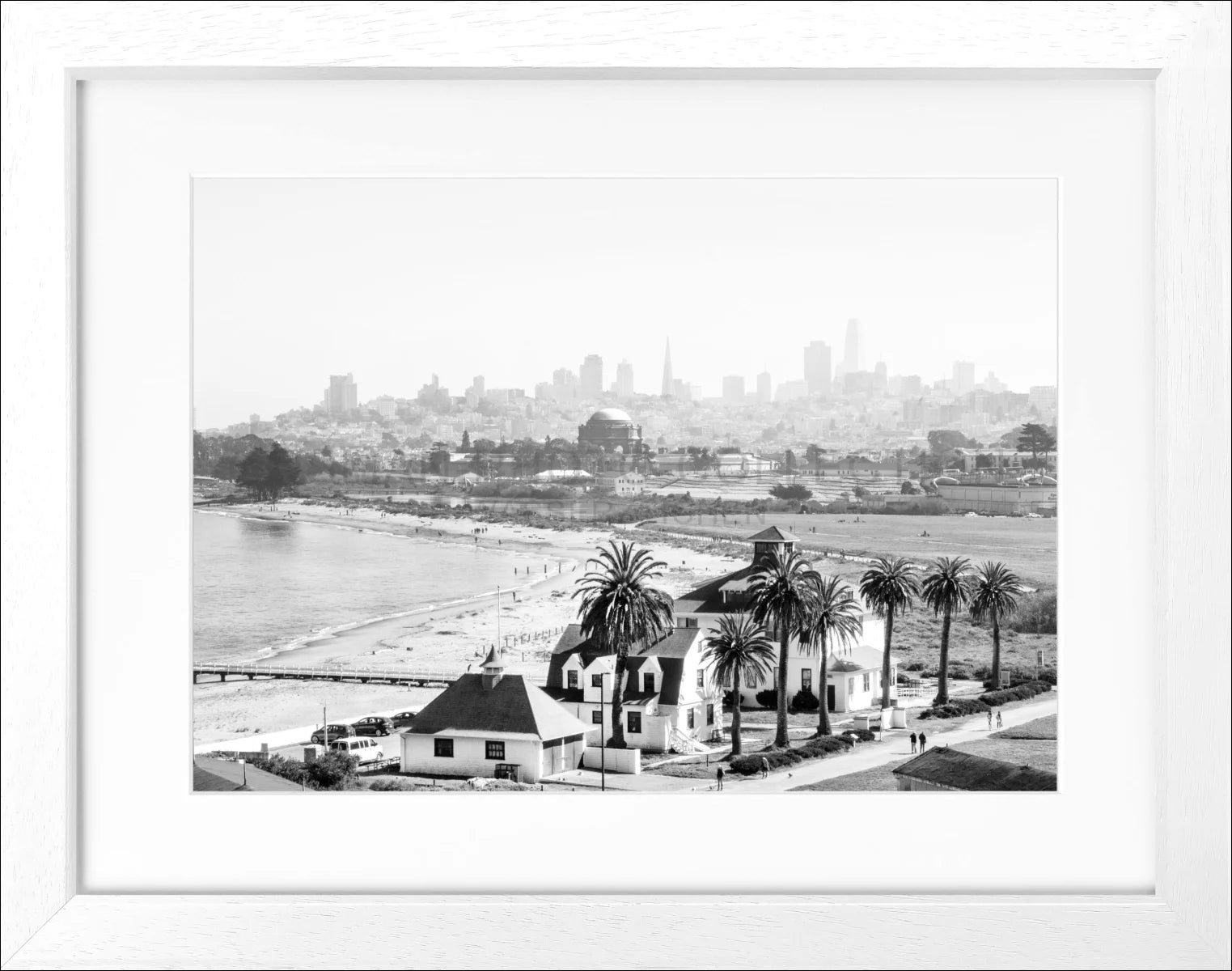 Poster mit Rahmen ’Skyline’ San Francisco SF20 - Wandbilder