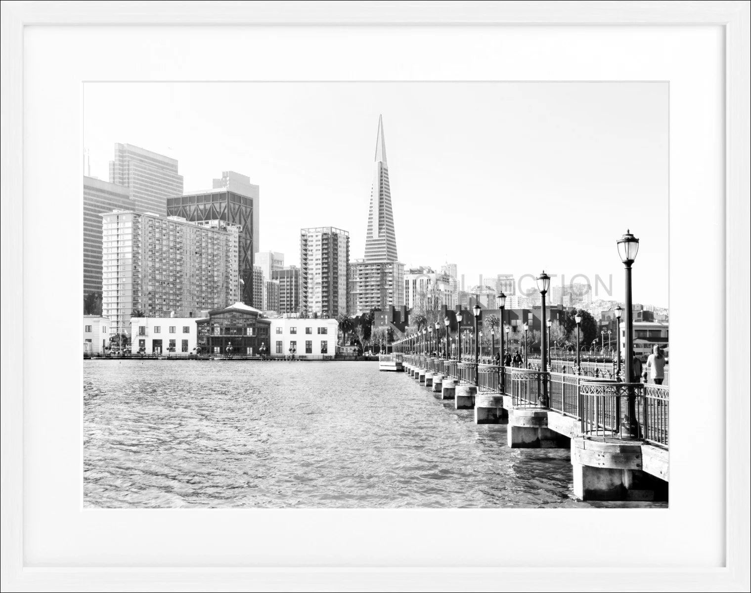 Poster mit Rahmen ’Skyline’ San Francisco SF32 - Wandbilder