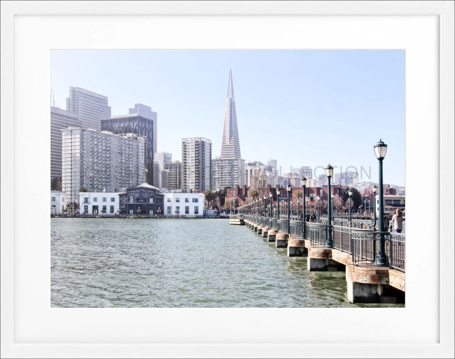Poster mit Rahmen ’Skyline’ San Francisco SF32 - Wandbilder