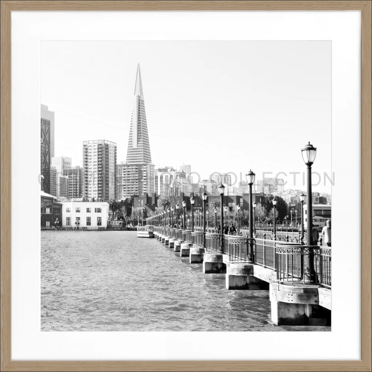 Poster mit Rahmen ’Skyline’ San Francisco SF32Q - Wandbilder