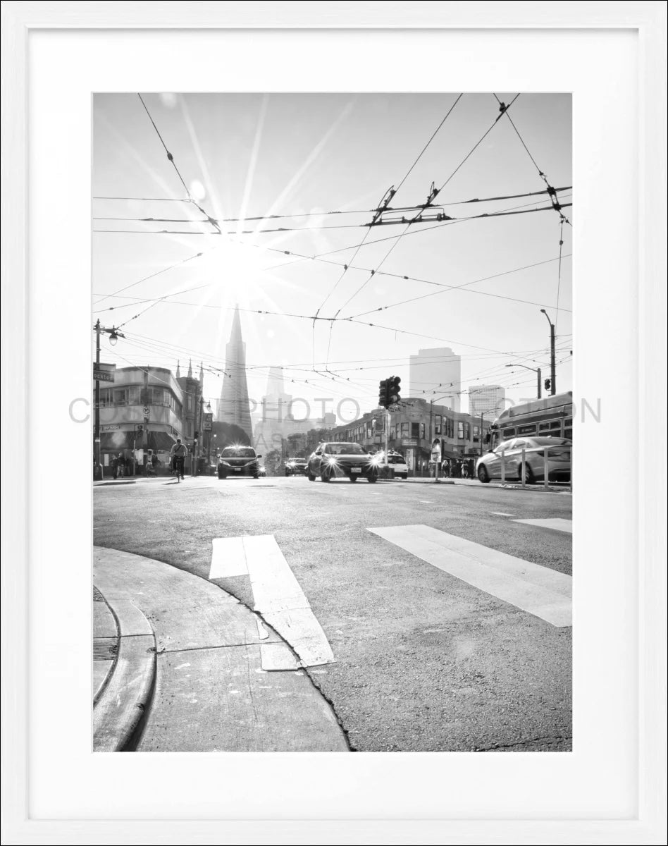 Poster mit Rahmen ’Skyline’ San Francisco SF39 - Wandbilder