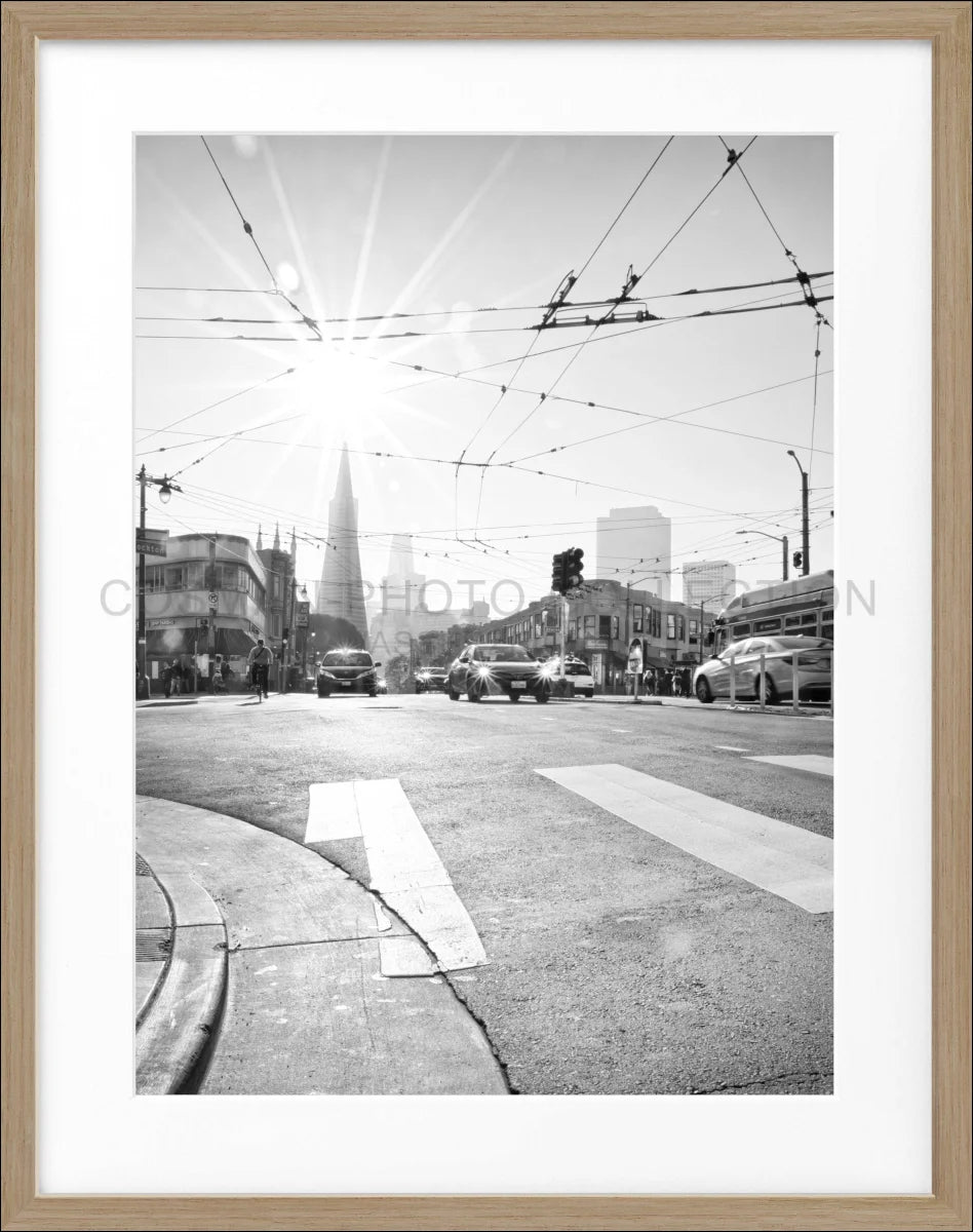 Poster mit Rahmen ’Skyline’ San Francisco SF39 - Wandbilder