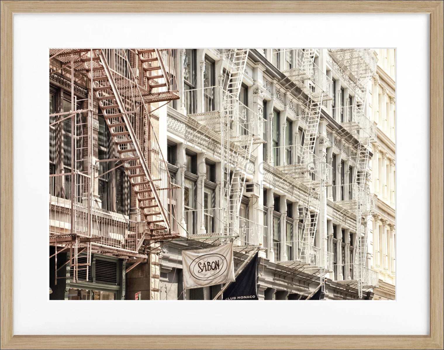 Poster mit Rahmen ’SOHO’ New York NY30 - Wandbilder