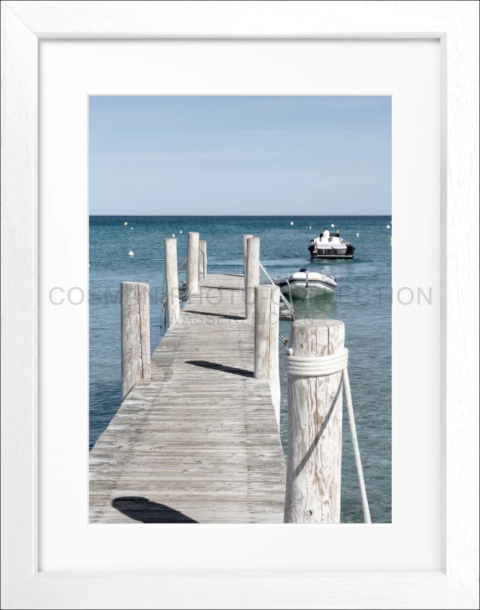 Poster mit Rahmen ’Steg Le Club 55’ Saint Tropez ST38