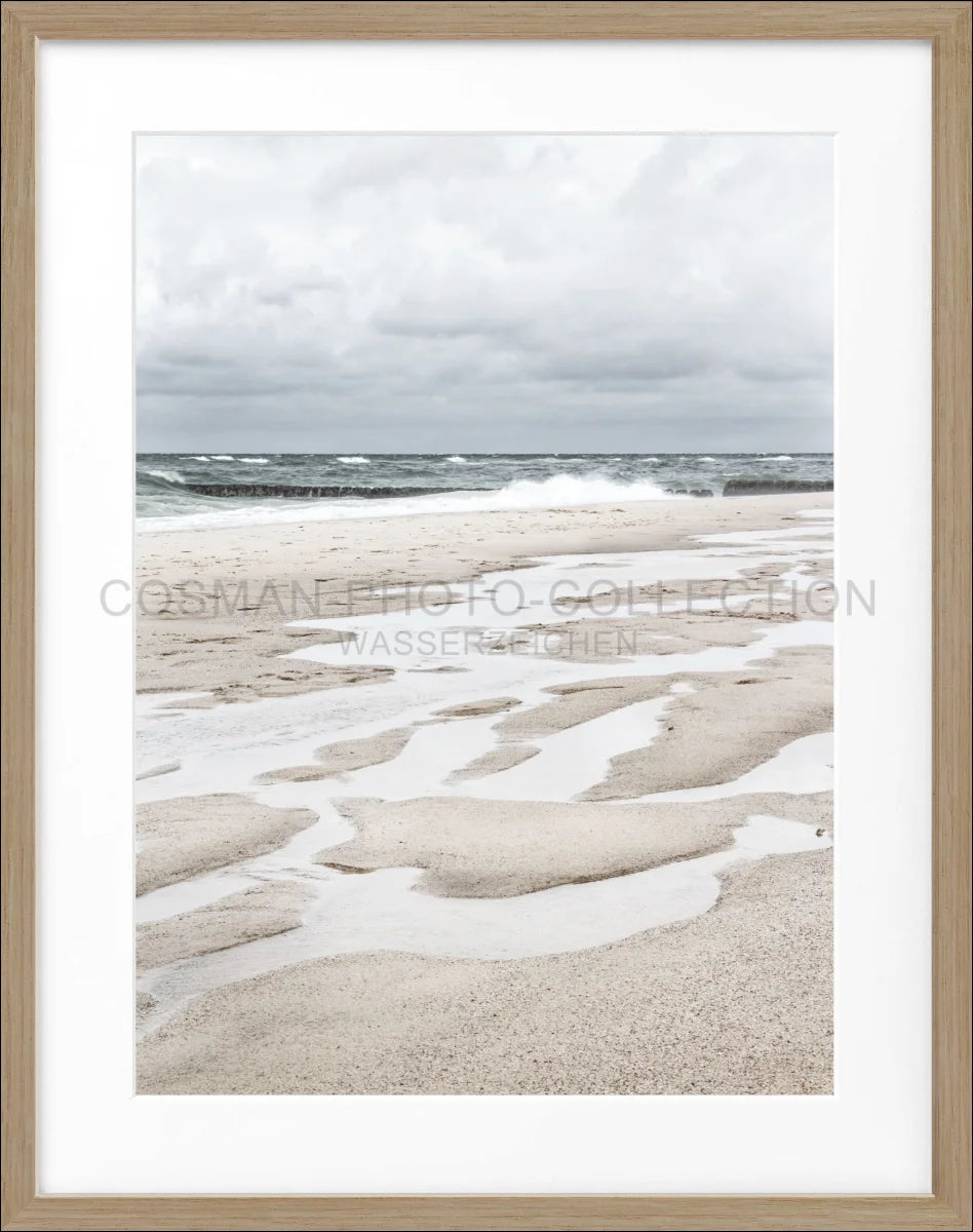 Poster mit Rahmen ’Strand’ Sylt SY62 - Wandbilder