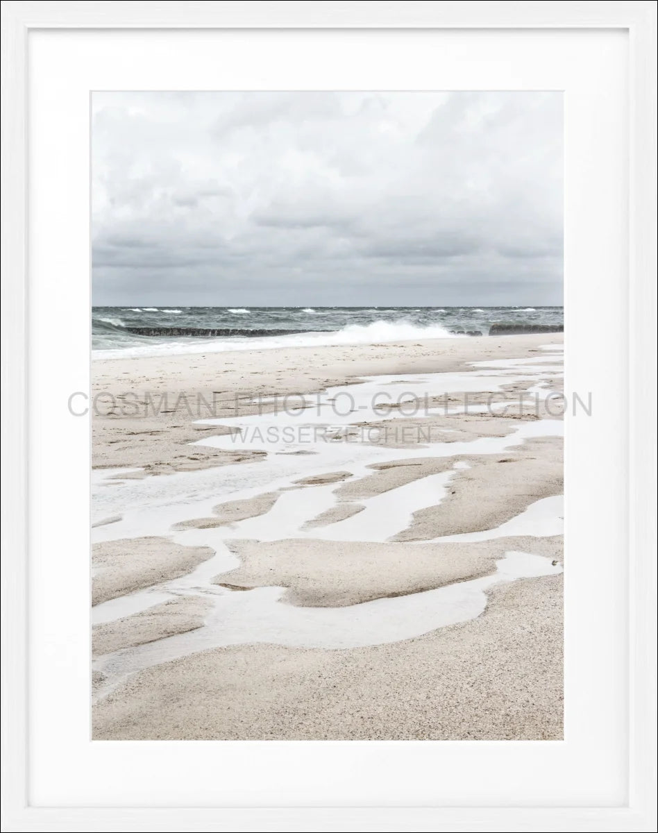 Poster mit Rahmen ’Strand’ Sylt SY62 - Wandbilder