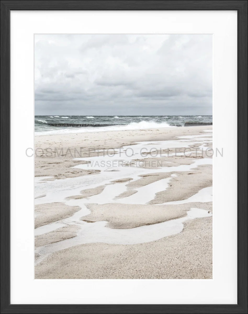 Poster mit Rahmen ’Strand’ Sylt SY62 - Wandbilder