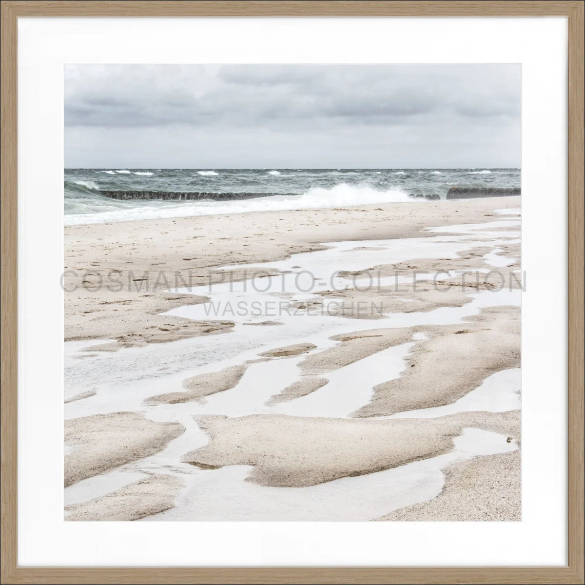 Poster mit Rahmen ’Strand’ Sylt SY62Q - Wandbilder