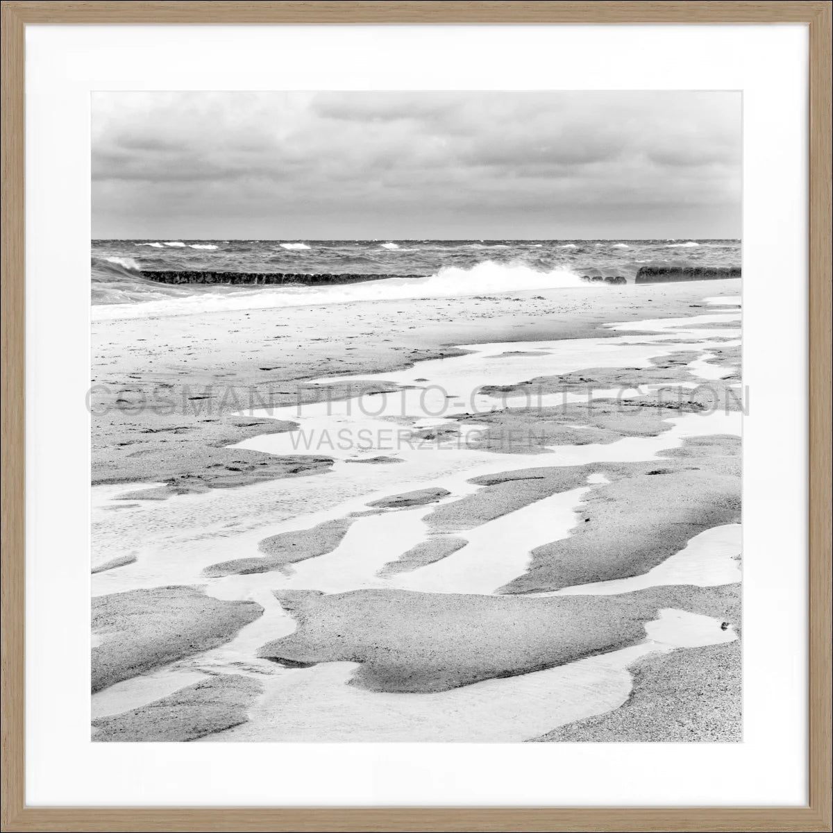 Poster mit Rahmen ’Strand’ Sylt SY62Q - Wandbilder