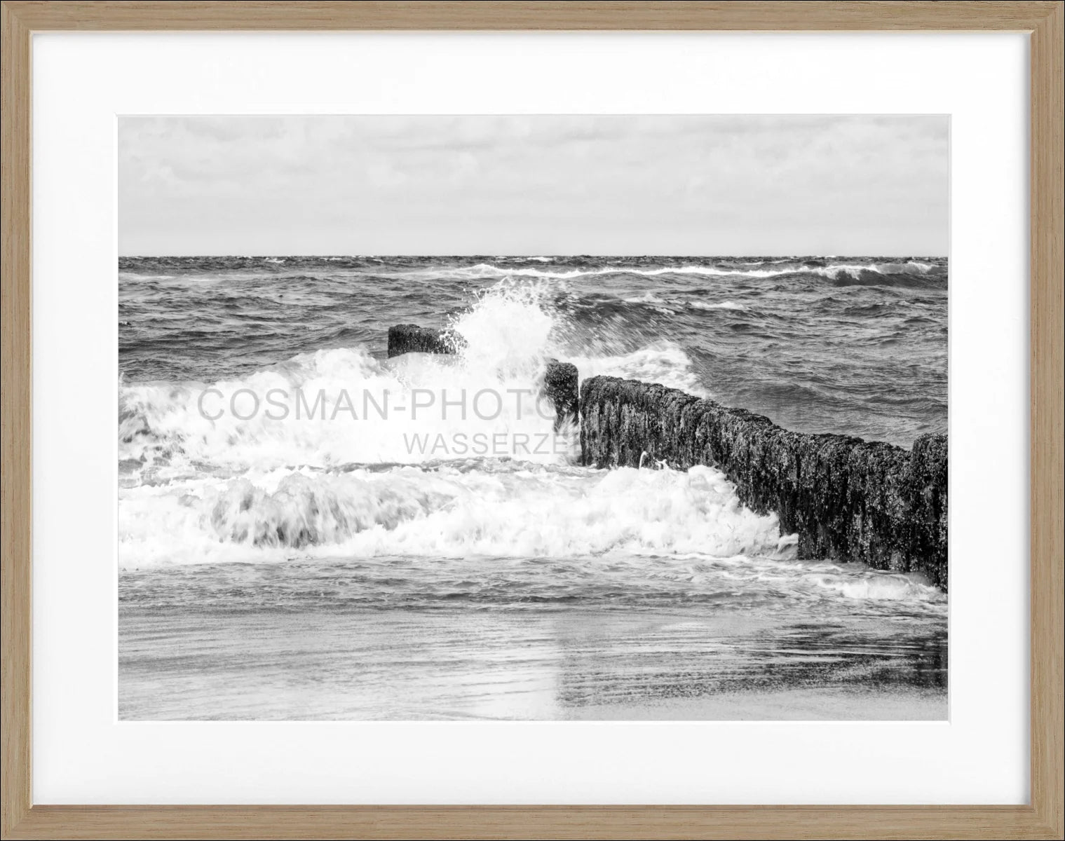 Poster mit Rahmen Sylt ’Buhne’ SY57 - Wandbilder