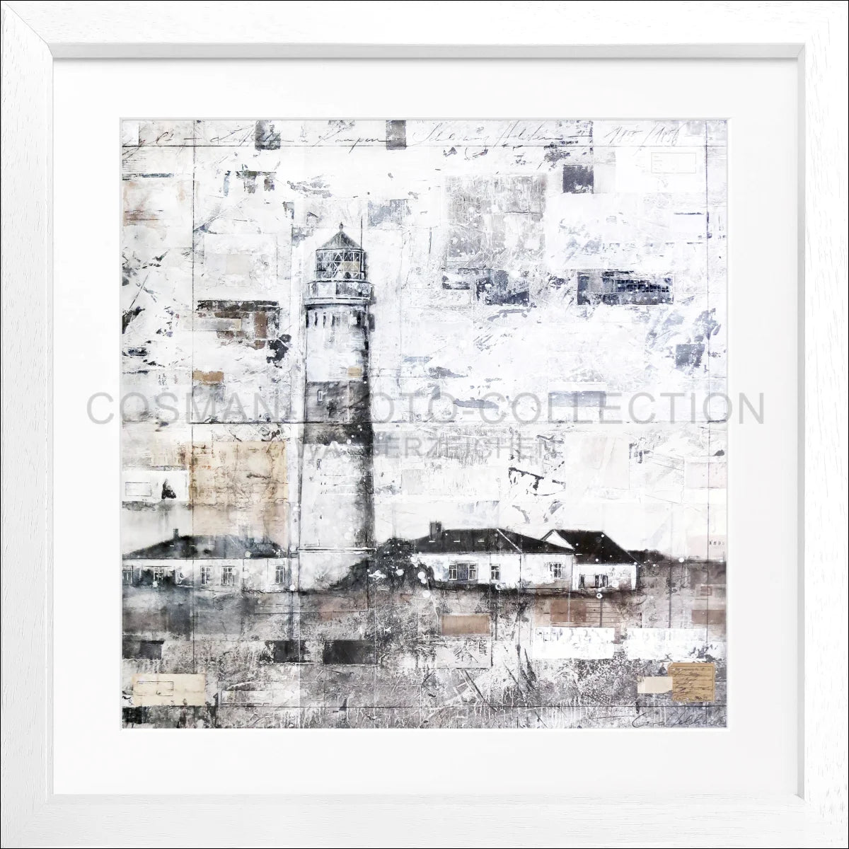 Poster mit Rahmen Sylt Leuchtturm GM73Q - Wandbilder