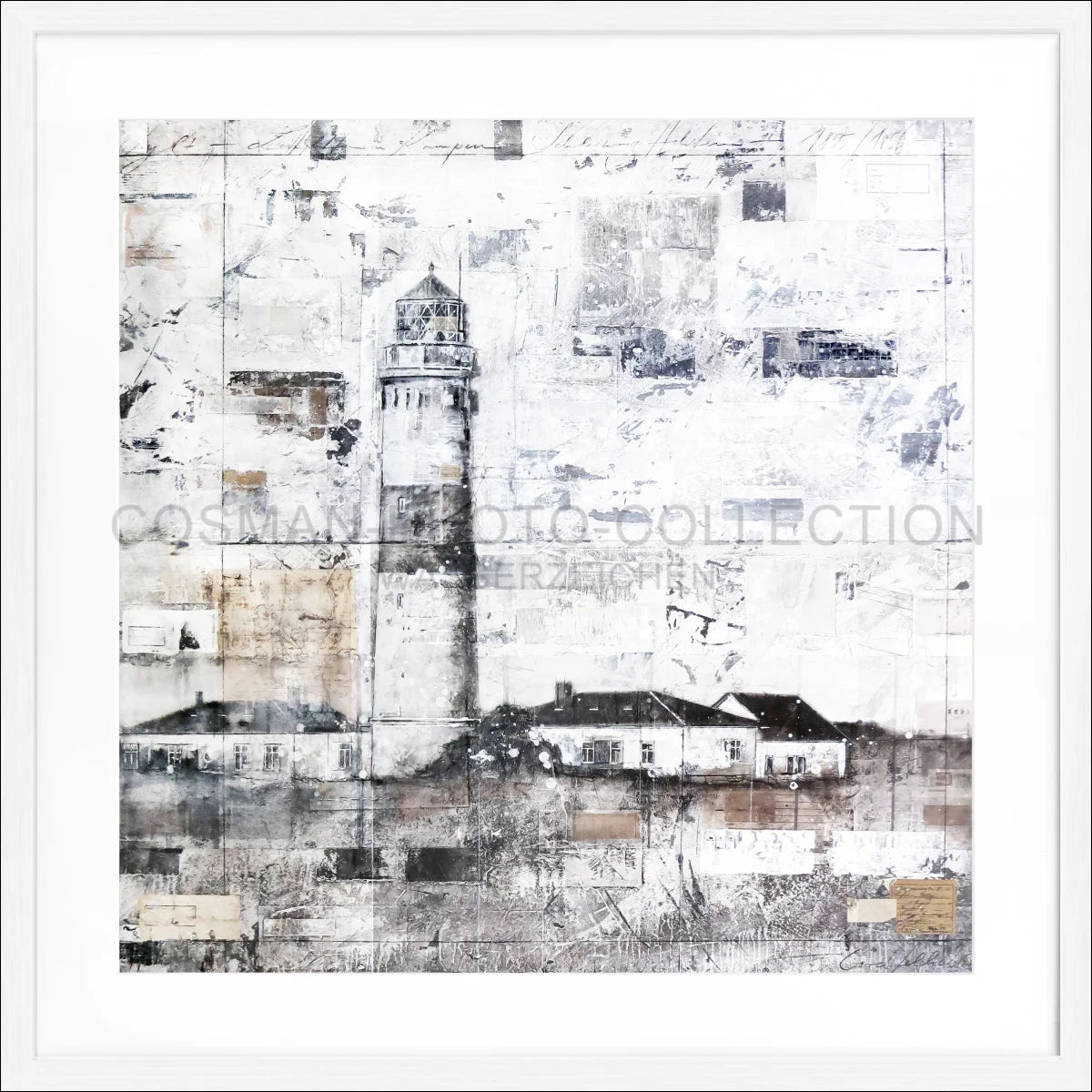 Poster mit Rahmen Sylt Leuchtturm GM73Q - Wandbilder