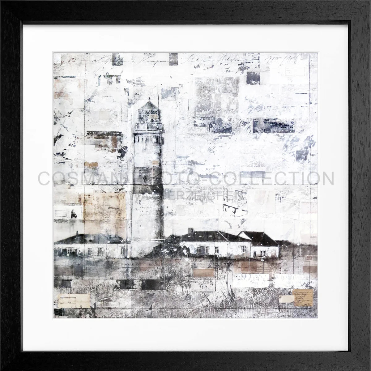 Poster mit Rahmen Sylt Leuchtturm GM73Q - Wandbilder