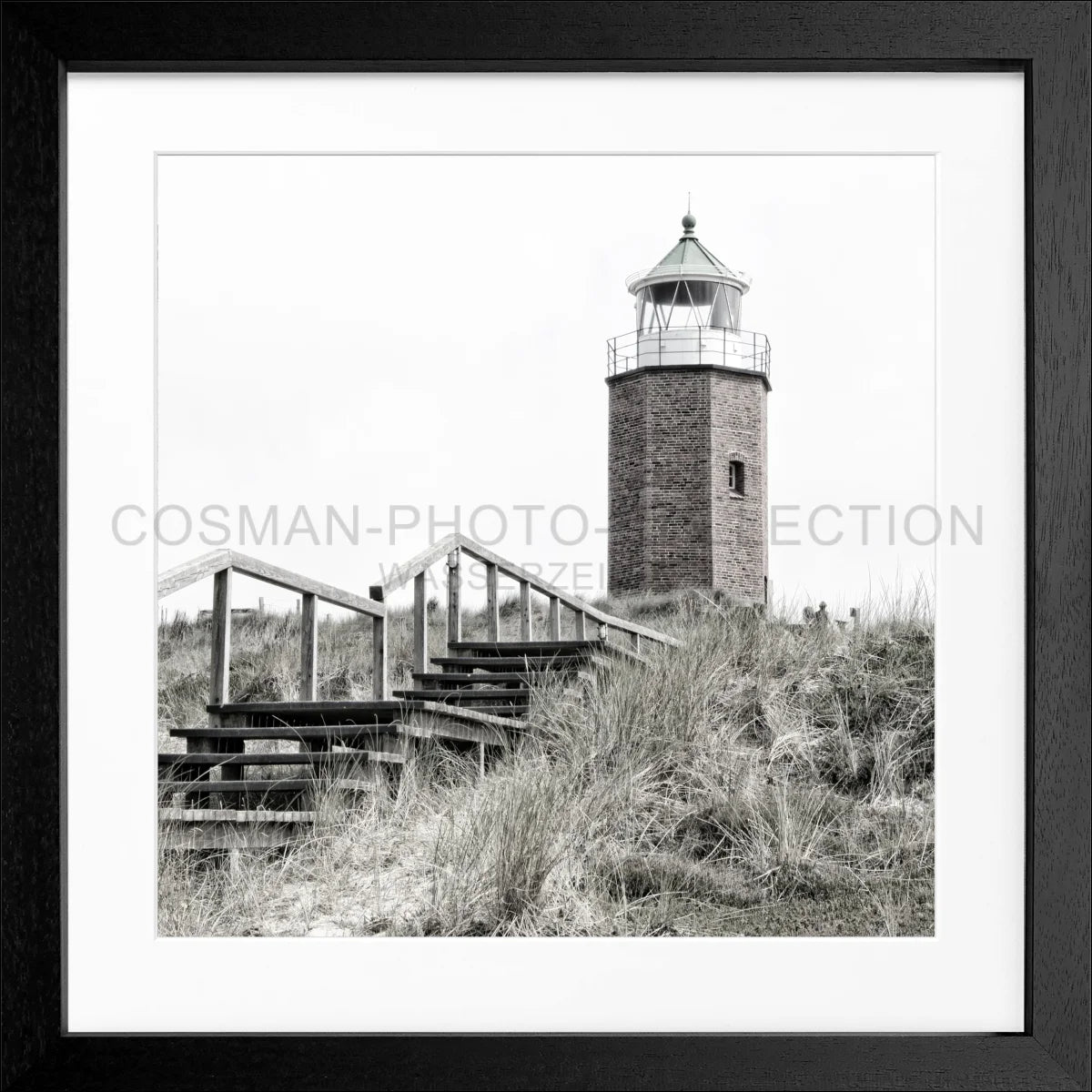 Poster mit Rahmen Sylt Leuchtturm Kampen SY52Q - Wandbilder