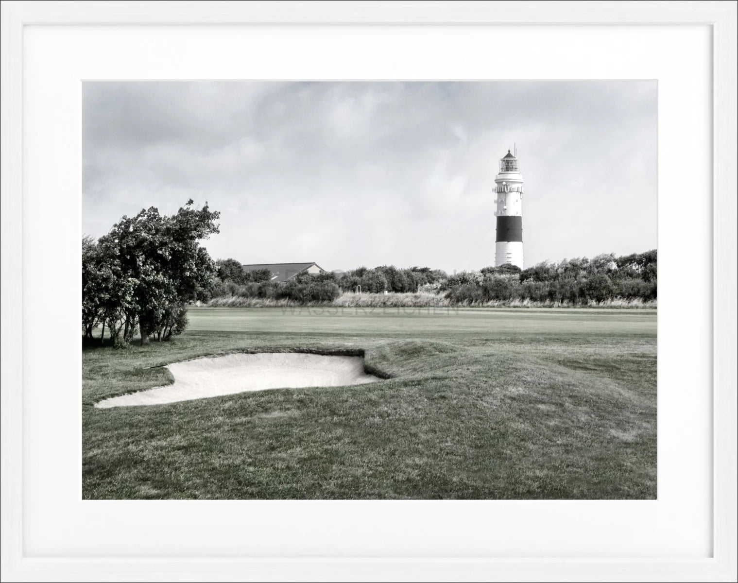 Poster mit Rahmen Sylt Leuchtturm Kampen SY60 - Wandbilder
