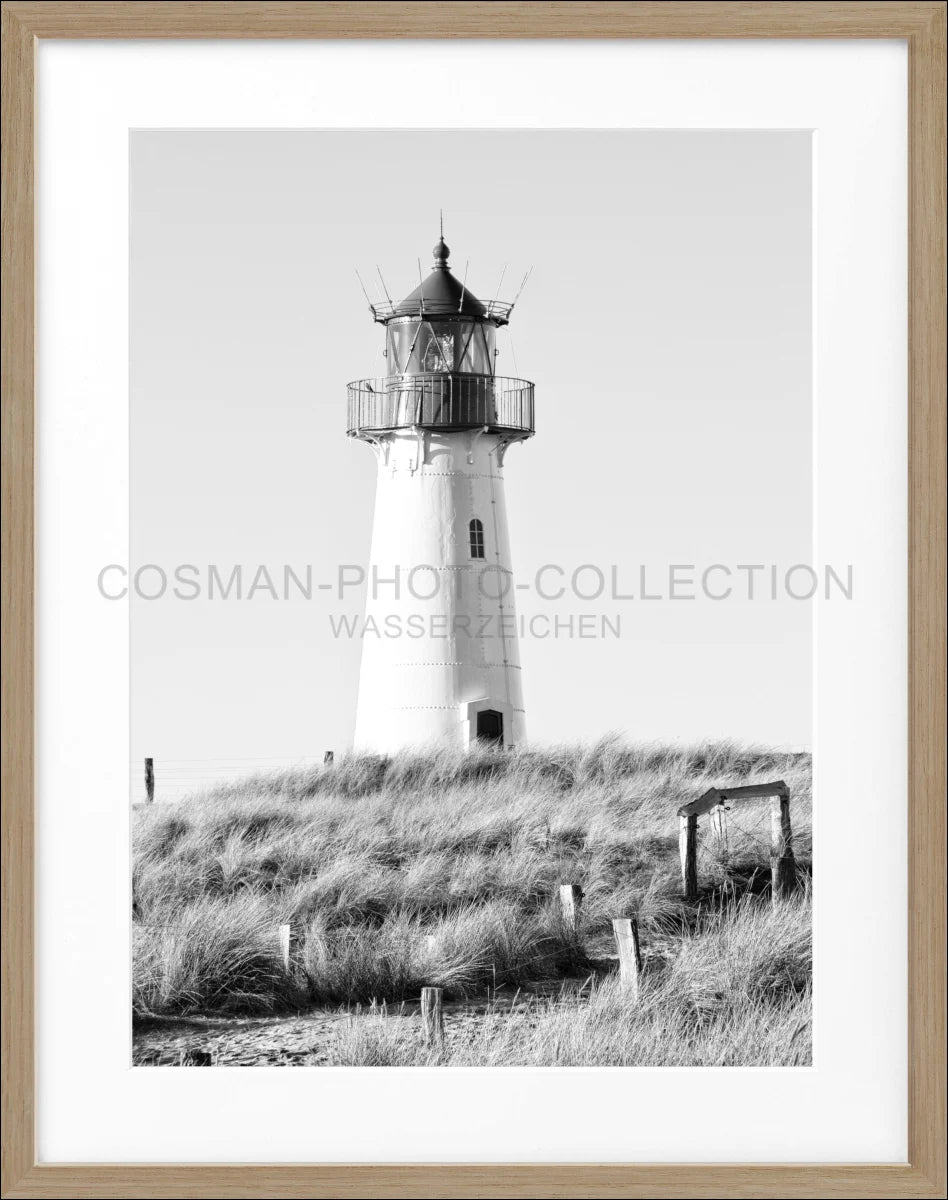 Poster mit Rahmen Sylt ’Leuchtturm List’ SY73 - Wandbilder