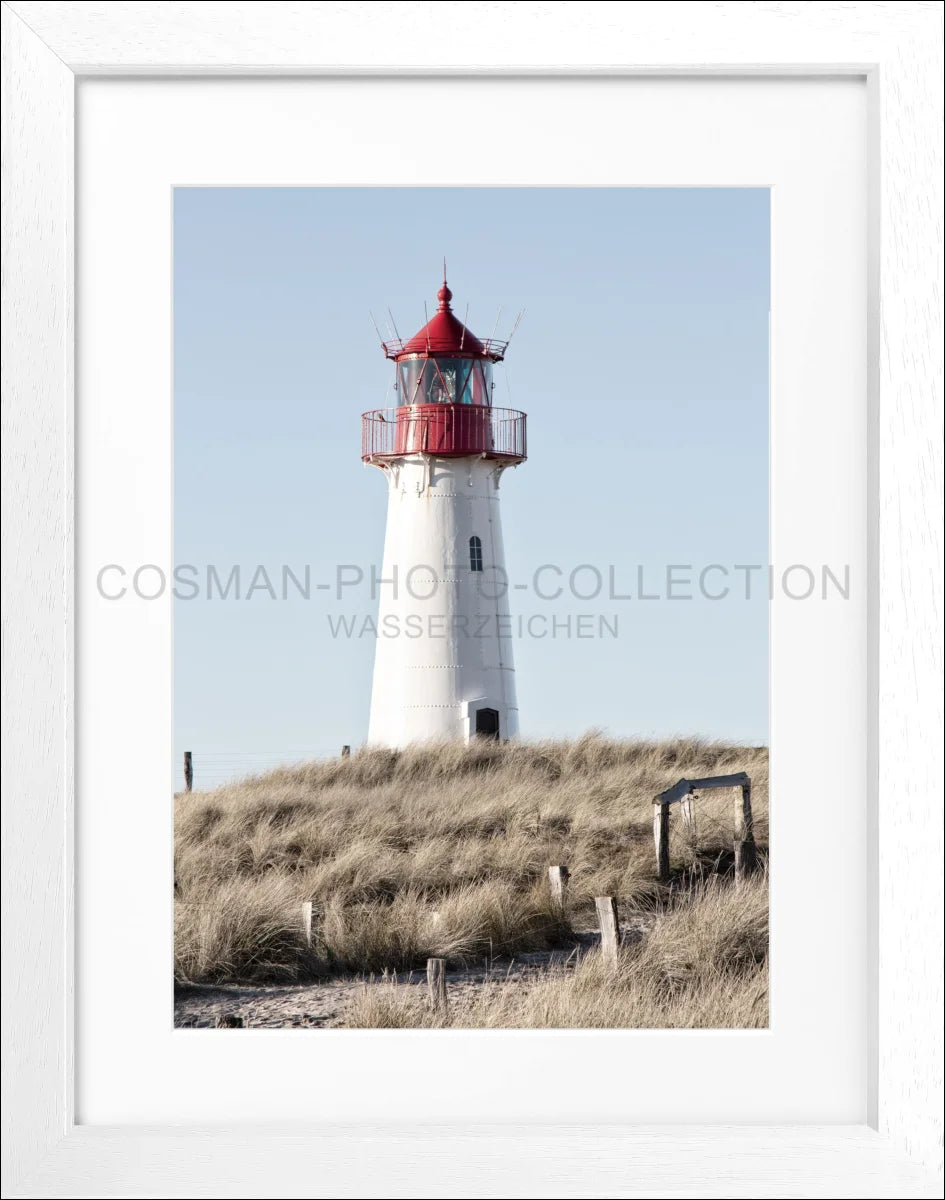 Poster mit Rahmen Sylt ’Leuchtturm List’ SY73 - Wandbilder