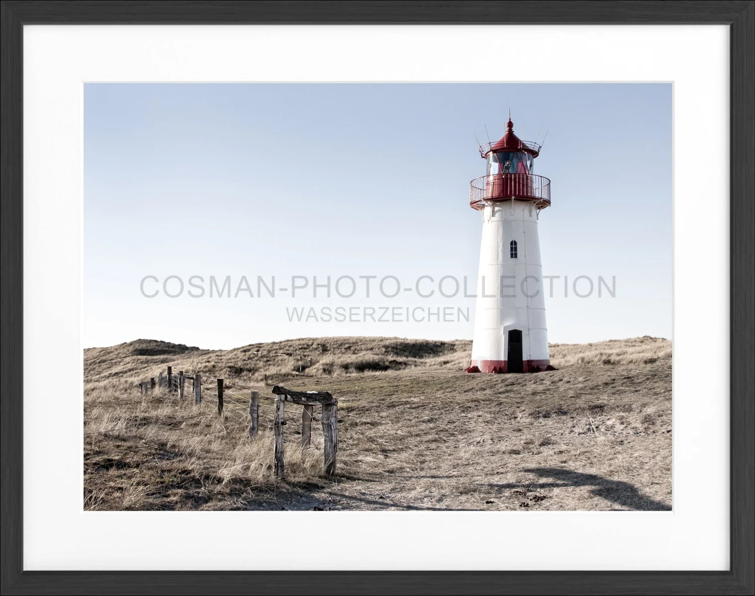 Poster mit Rahmen Sylt ’Leuchtturm List’ SY74 - Wandbilder