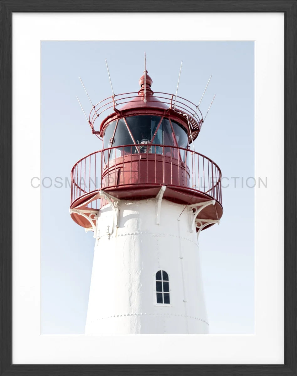 Poster mit Rahmen Sylt Lister Leuchtturm SY76 - Wandbilder