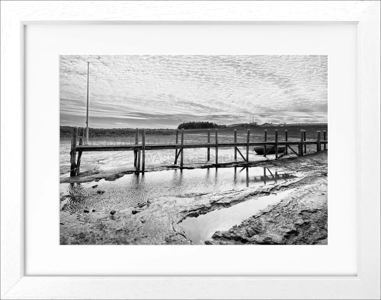 Poster mit Rahmen Sylt Rantum Hafen SY53E - Wandbilder