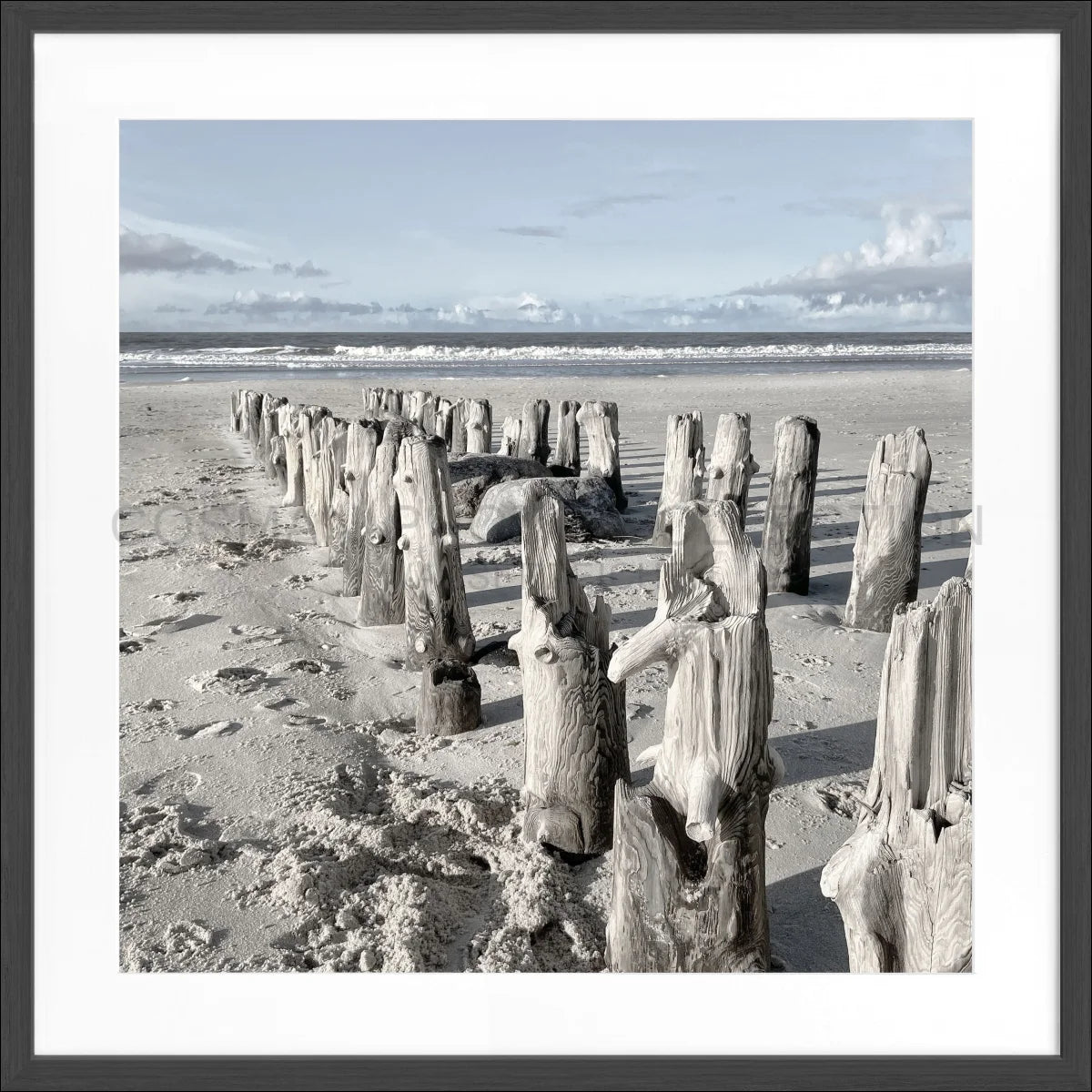 Poster mit Rahmen Sylt ’Strand’ SY77Q - Wandbilder