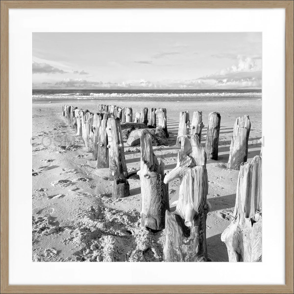 Poster mit Rahmen Sylt ’Strand’ SY77Q - Wandbilder