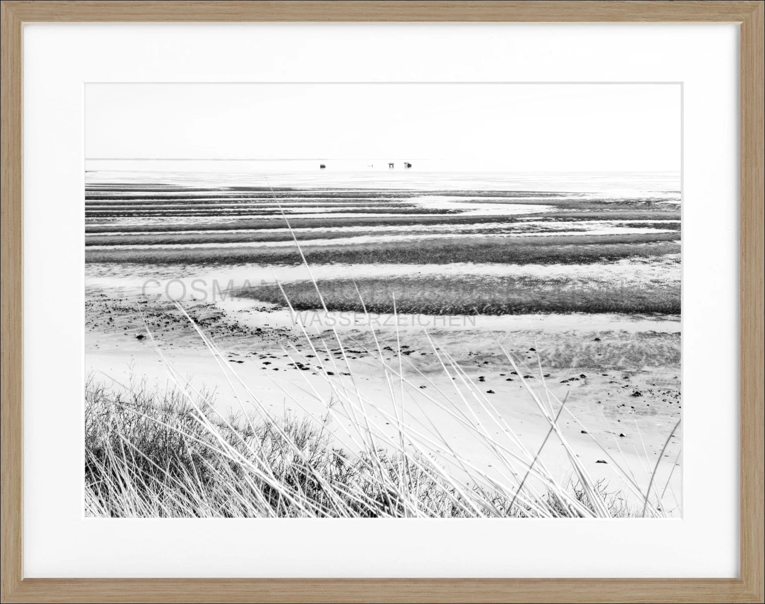 Poster mit Rahmen Sylt ’Wattenmeer’ SY78 - Wandbilder