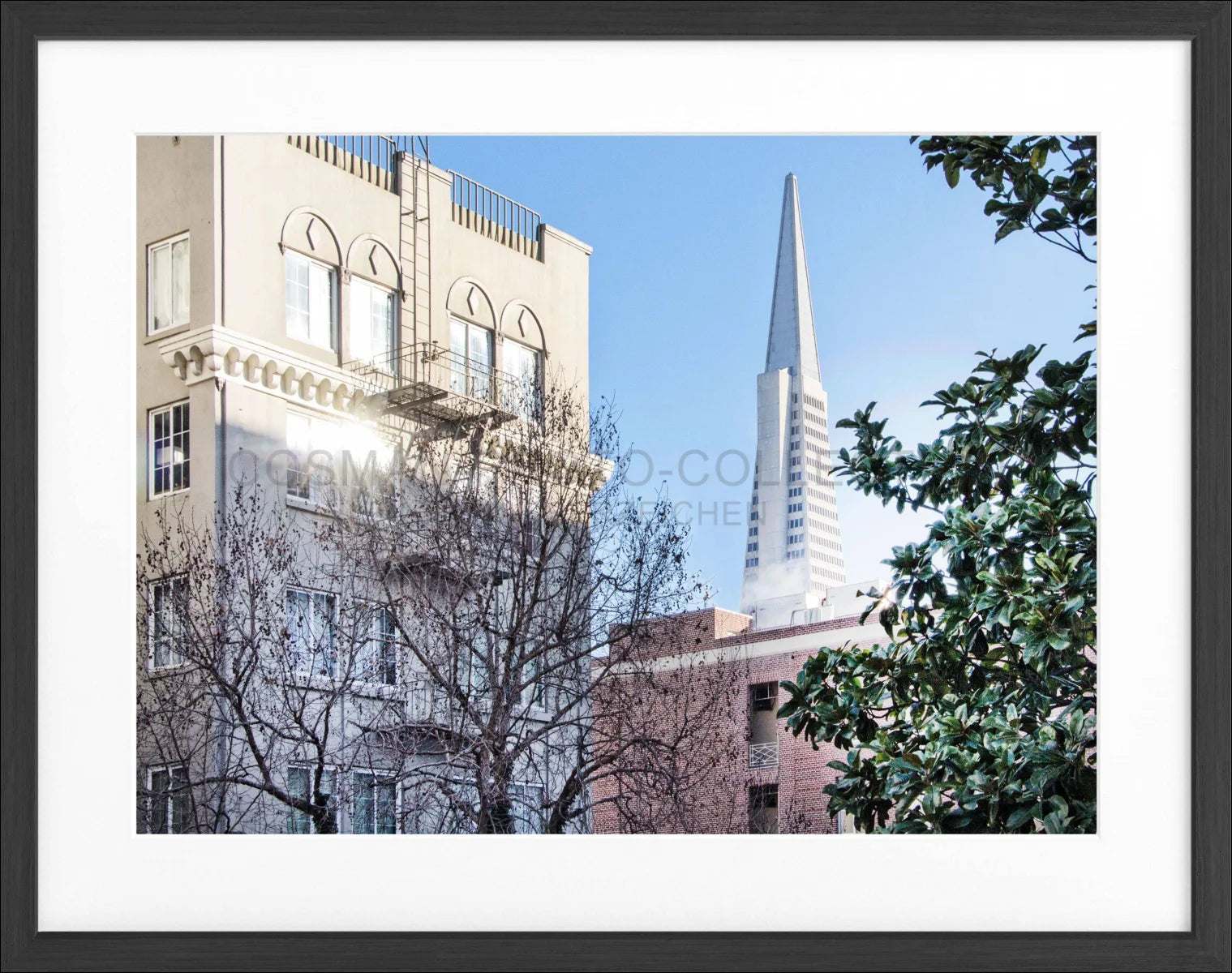 Poster mit Rahmen ’Transamerica Pyramid Center’ San